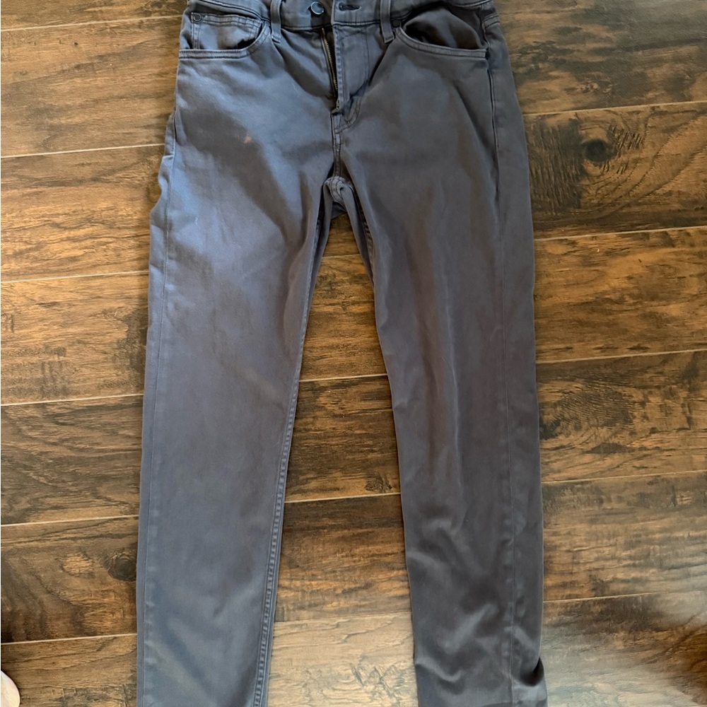 7 For All Mankind Men's Charcoal Slim Jeans